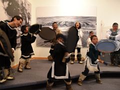 06A The Ensemble Demonstrates Traditional Inuit Drum Dancing In Pond Inlet Mittimatalik Baffin Island Nunavut Canada For Floe Edge Adventure